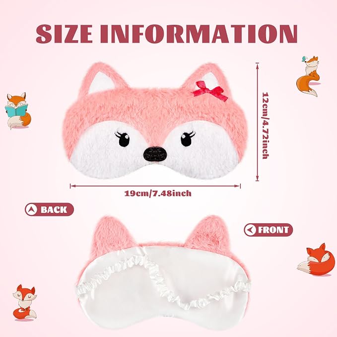 Haysandy 3 Pieces Sleep Mask for Kids Girls Cute Cat Sleeping Eye Cover Soft - Image 2