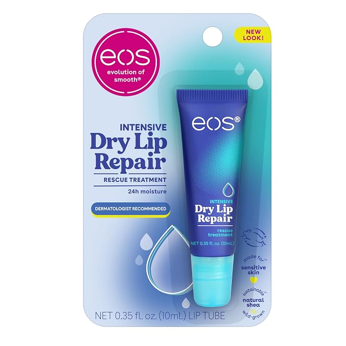eos The Hero Lip Repair, Extra Dry Lip Treatment, 24HR Moisture, Overnight Lip by eosproducts