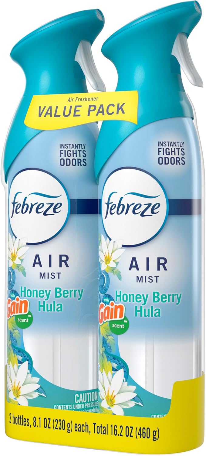 Febreze Air Mist, Air Freshener Spray, Odor Fighting Room Spray, Deodorizer - Image 12