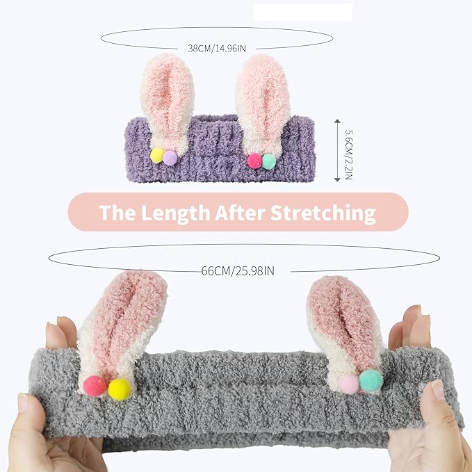 PERFECTSIGHT Kawaii Headband for Spa, Washing Face, Party - Image 6