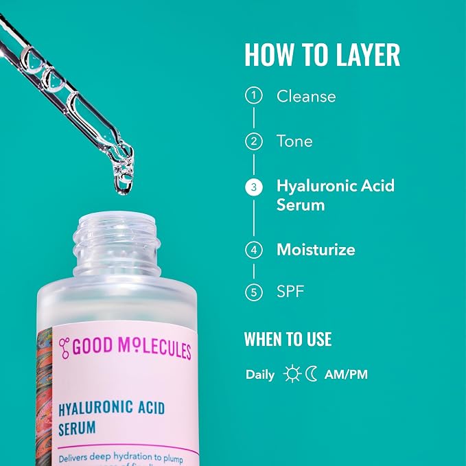Good Molecules Hyaluronic Acid Serum Pack 2 – 75 ml / 2.5 fl oz Each | - Image 5