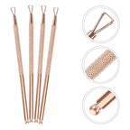Beavorty Triangle Stainless Steel Cuticle Pusher Gel Remover Tool 4-Pcs Nail - Image 9