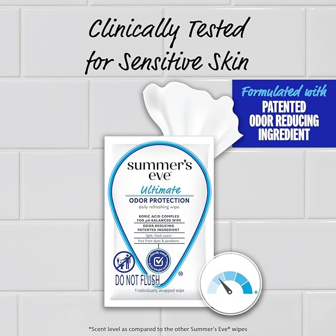 Summer's Eve Ultimate Odor Protection Bundle; Feminine Body Wash and Wipes - Image 3