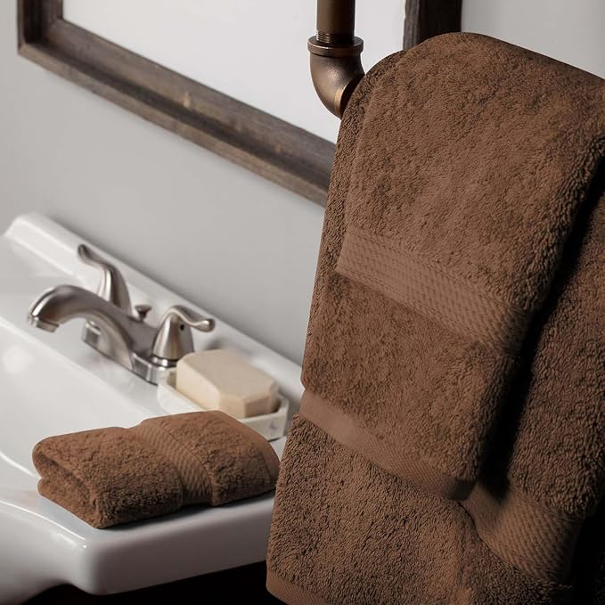 Superior Egyptian Cotton Pile 3 Piece Towel Set, Includes 1 Bath, 1 Hand - Image 5