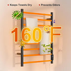 Heated Towel Racks for Bathroom, Wall Mounted Electric Towel Warmer Racks - Image 3