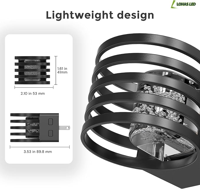 L LOHAS LED Night Lights Plug into Wall, 2 Pack 3CCT Night Light - Image 5