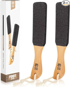 Pumice Stone Foot File, Wooden Handle Foot Scrubber & Callus Remover by am800