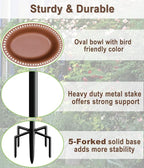 Garbuildman Upgraded 5-Prong Base Bird Bath - Image 3
