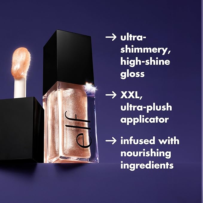 e.l.f. Glow Reviver Lip Oil, Nourishing and Hydrating - Image 4