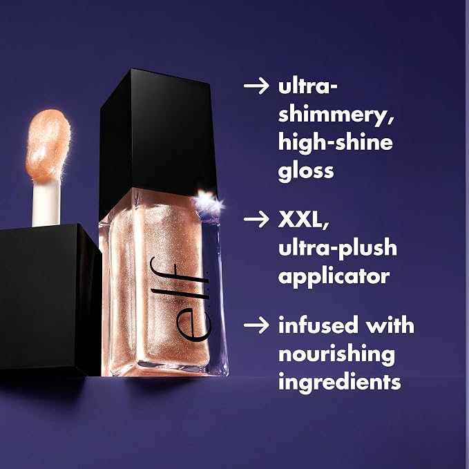 e.l.f. Glow Reviver Lip Oil, Nourishing and Hydrating - Image 4