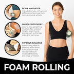 Oceanfoam Ripple Travel Foam Roller Firm Mini Foam Roller - Image 4