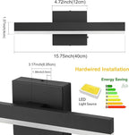 Black Bathroom Vanity Light 15.75 inch, 14W Dimmable 5CCT LED Modern Bathroom - Image 6