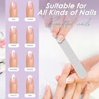 Professional Disposable Zebra Nail Files 100/180 Grit 5" Double Sided Emery - Image 4