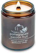 Hemlock Park Pomegranate Passionfruit Apothecary Hand-Poured Scented Candle | by HemlockPark