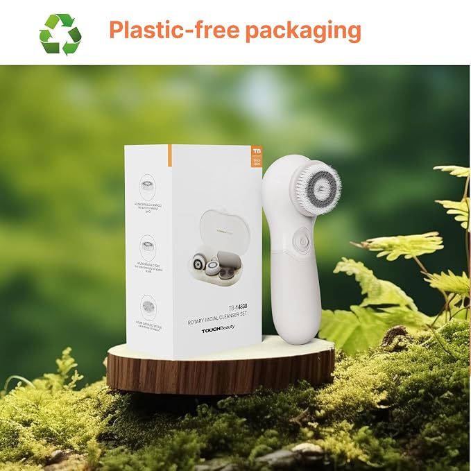 Face Scrubber with 3 Brush Heads & 2 Speeds - Image 8