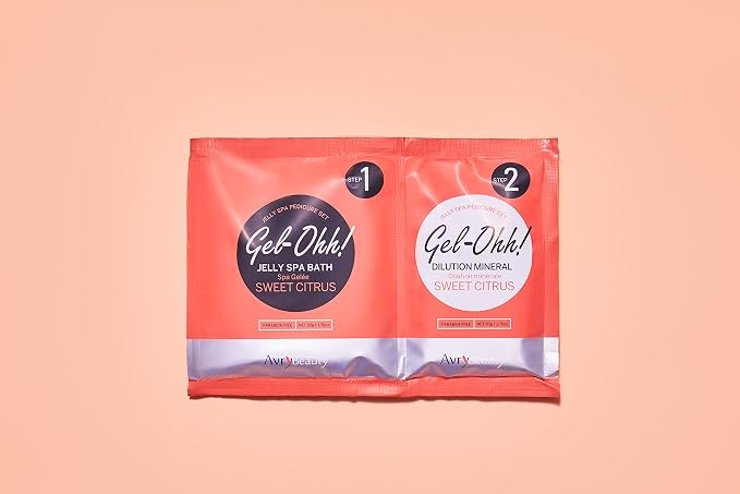 AvryBeauty Gel-Ohh Jelly Spa Bath 3 pack, Citrus Fresh, Citrus Scented - Image 3