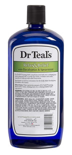 Dr Teal's Foaming Bath with Pure Epsom Salt, Relax & Relief with Eucalyptus & - Image 2
