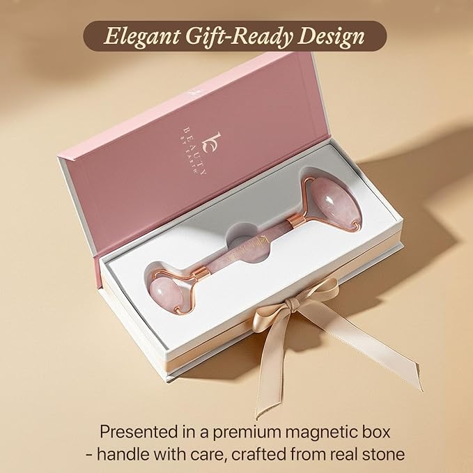 Rose Quartz Face Roller - Image 6