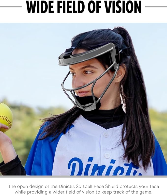 Dinictis Softball Face Mask, Lightweight, Comfortable, - Image 5