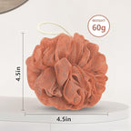 Rnoafmu Shower Loofah Bath Sponge, 60G Loofah Exfoliating Body Scrubber - Image 2