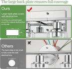 Indoi 4 Light Bathroom Light Fixtures, Chrome Vanity Lights - Image 5