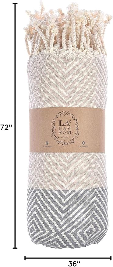 Beach Towel | Cotton Beach Towels, Sand Free, Highly Absorbent, Quick Dry - Image 7