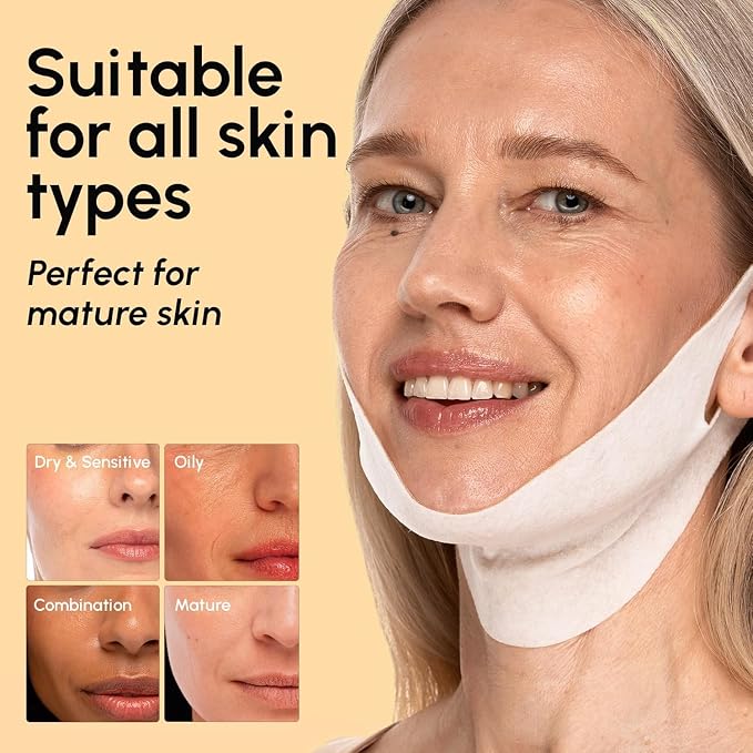 MAREE V Line Lifting Mask with 24K Gold – Deep Collagen Face Mask - Image 13