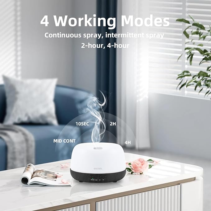SEEDSEEL 300ML Essential Oil Diffuser - Image 5