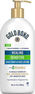 Gold Bond Healing Sensitive Daily Body & Face Lotion by GoldBond