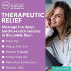 Intimate Rose Pelvic Wand, Pelvic Floor Muscle Trigger Point Massager, Perineal - Image 2