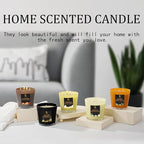 Smoke & Vanilla Scented Candle, Large 30oz Natural Soy Candles, 4-Wick 80 Hour - Image 7