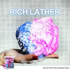 Loofah Sponge Bath Sponge for Women Men 4 Pack - Image 2
