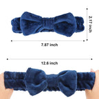 Semato 8Pcs Navy Blue Spa Headband Bachelorette Party Favors Set Skincare - Image 3