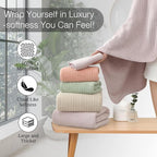 18 Piece Family Bath Towel Set Include 6 Bath Towels, 6 Hand Towels and 6 - Image 5