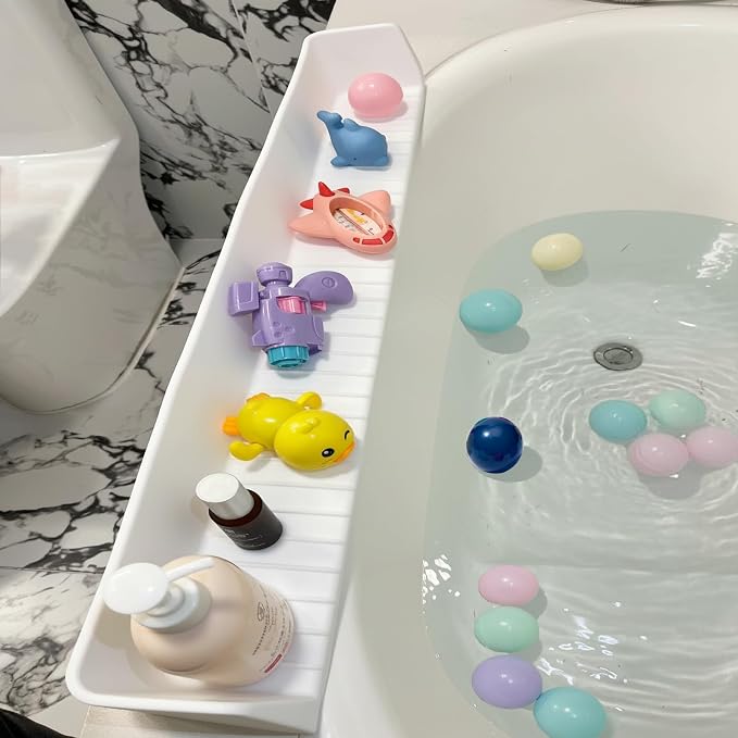 31.5" Bathtub Splash Guard for Kids & Toddlers by Unknown