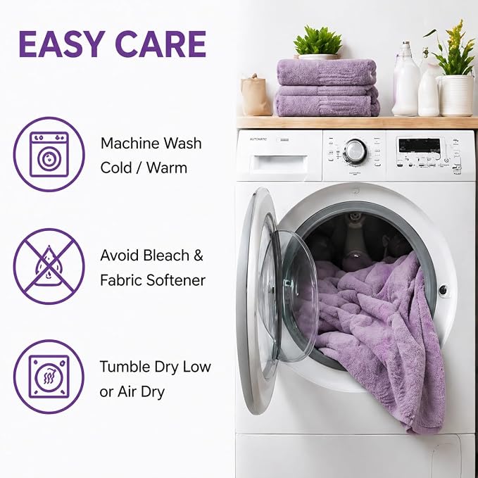 SEISSO 4 Pack Extra Large Bath Towels 63"x35", Bath Sheets - Image 7