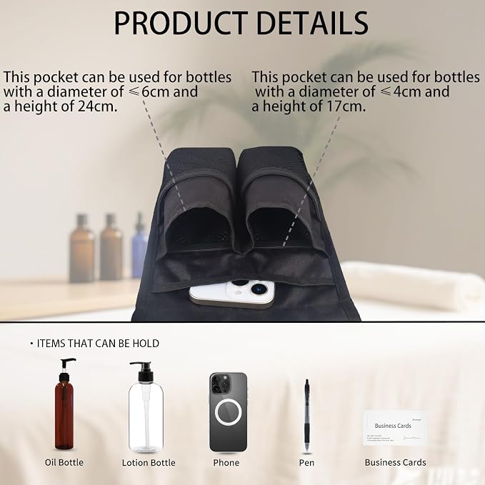 Massage Bottle Holster with Multiple Pockets Design, Machine Washable Massage - Image 5