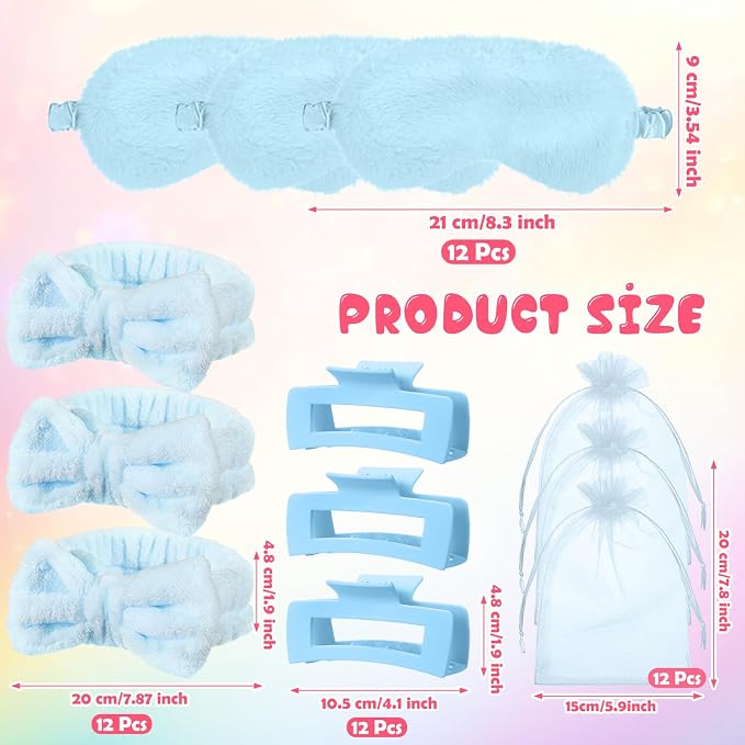 48 Pcs Spa Party Supplies Sleepover Essentials Gift - Image 2