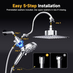 Dual Filtered Shower Head with Magnetic Handheld - Image 8