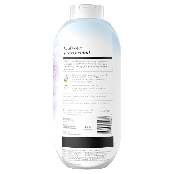 Olay Body Wash for Women, Fresh Radiance, 24/7 Skin-Loving Freshness, Visibly - Image 13