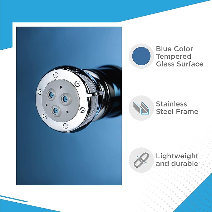 Blue Ocean 52" Stainless Steel SPS392H Shower Panel Tower System - Image 8