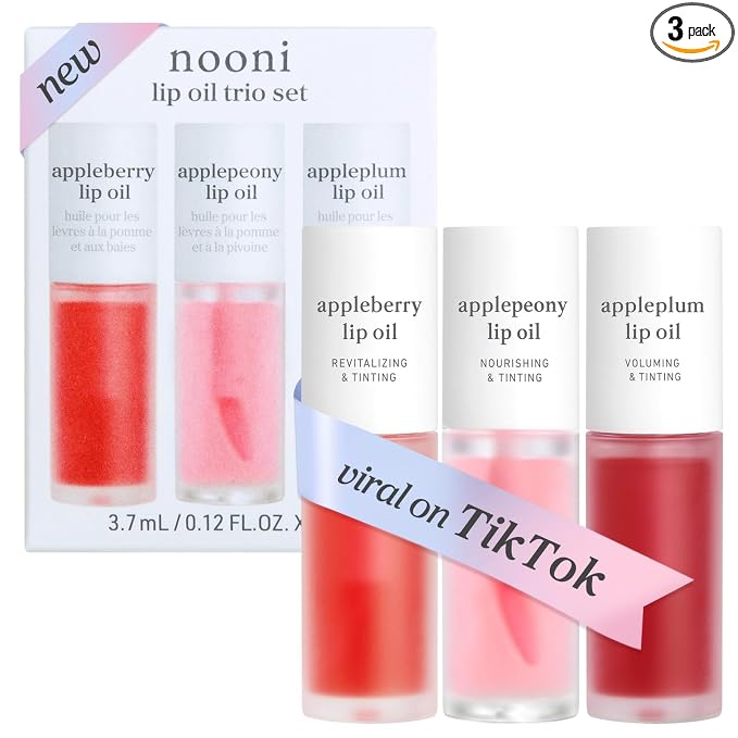 NOONI Korean Lip Oil Set by nooni