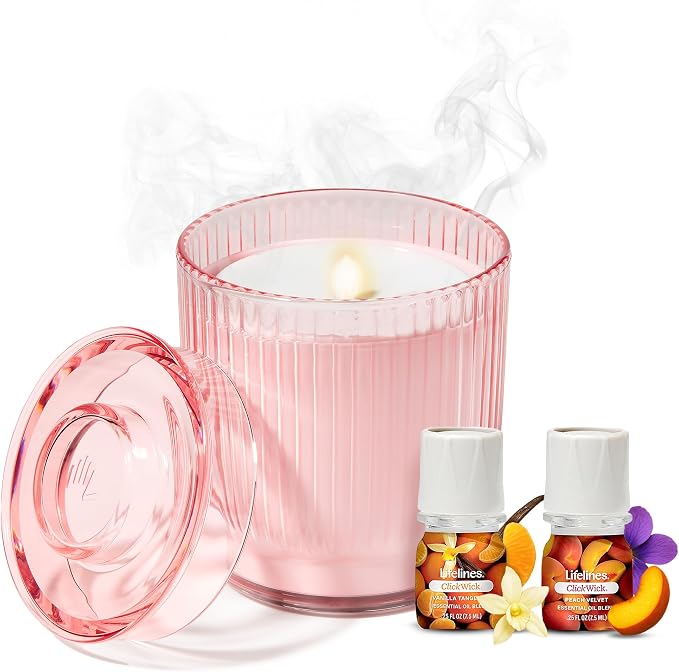 Lifelines Flameless Candle Aromatherapy Essential Oil Diffuser by LifeLines