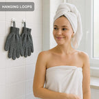Exfoliating Gloves with Hanging Loop - Image 7