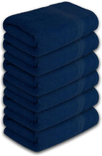 Medium Bath Towels Bulk Set of 12 – 100% Cotton Terry – 24" x 48" – Quick Dry - Image 9
