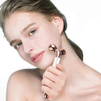 DANGSHAN 3-in-1 Electric Jade Roller 3D Roller Facial Roller & Face Massager - Image 4