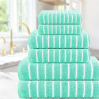 CASA COPENHAGEN Ecstatic 6Pcs 100% Egyptian Cotton Large Designer Towels Gift - Image 3