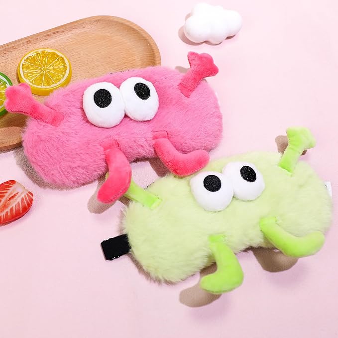 PERFECTSIGHT Sleep Eye Masks, Cute Sleep Eye Cover Lightweight Adjustable - Image 4