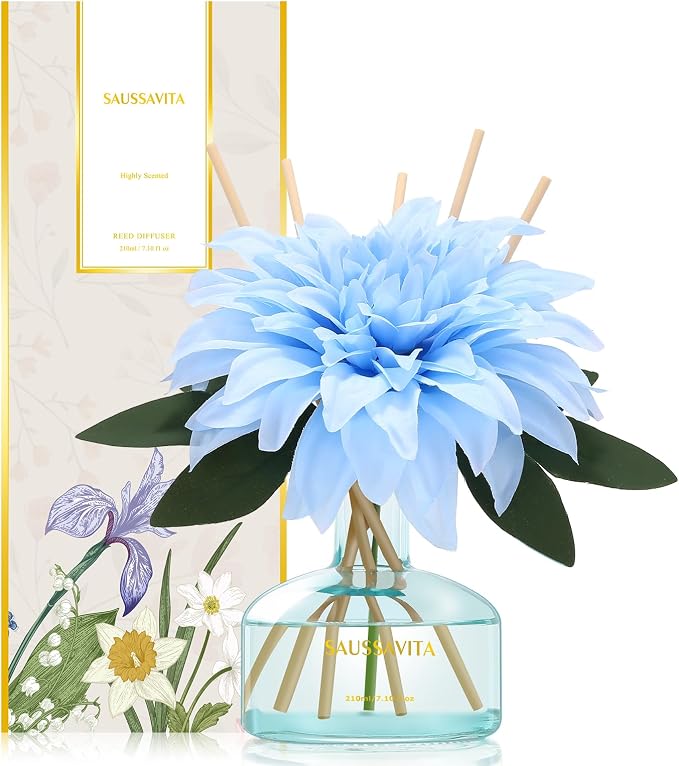 Reed Diffusers Set the Forest of Citrus Scent, Bathroom Floral Scent Diffuser by SAUSSVITA