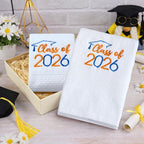 MASHAN Class of 2026 Graduation Hand Towels 3 Pack, 100% Cotton Soft Absorbent - Image 5